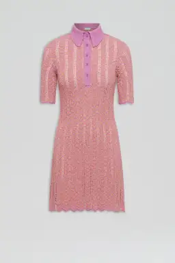 Scanlan Theodore Knit Shirt Dress Pink Size XS/ AU 8 for rent on The Volte - image 8