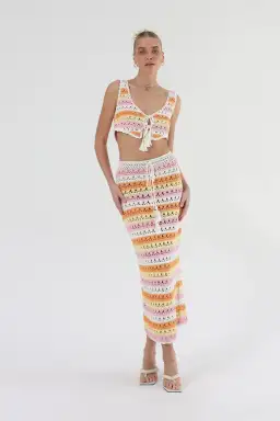 Isabelle Quinn Crochet Set Multi Size 6  for rent on The Volte - image 1