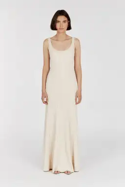 Dissh Bella Knit Maxi Dress Butter Size S / AU 8  for rent on The Volte - image 1