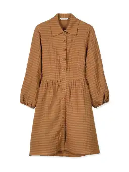 Country Road Puff Sleeve Mini Dress Brown Size 10 for rent on The Volte - image 5