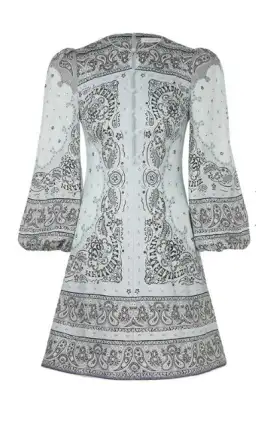 Zimmermann Matchmaker Keyhole Mini Dress Print Size 2 / AU 12 for rent on The Volte - image 3