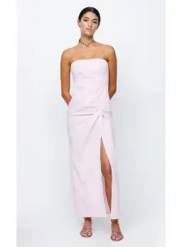 Bec &  Bridge Adrianna Strapless Maxi Dress Quartz Pink Size AU 6 for rent on The Volte - image 1