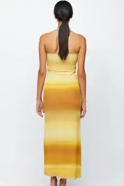 Bec and Bridge Amara Strapless Maxi Dress Golden Ombre Size 10 for rent on The Volte - image 3