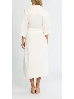 Camilla and Marc Marina Midi Dress in White Size AU 12  for rent on The Volte - image 3