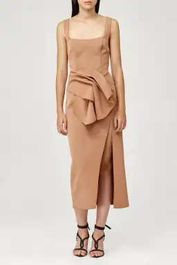 Acler Habana Dress in Clay Size 10 for rent on The Volte - image 1