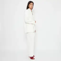 Camilla & Marc Raleigh Two-Piece Suit Cream Size 10  for rent on The Volte - image 4