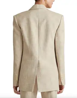 Camilla & Marc Abrera Two-Piece Suit Beige Size 8 for rent on The Volte - image 4