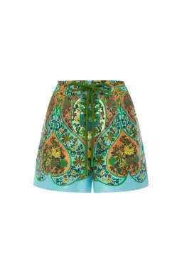 Alemais Sofie Blouse & Short Multi Floral Size AU 8  for rent on The Volte - image 6