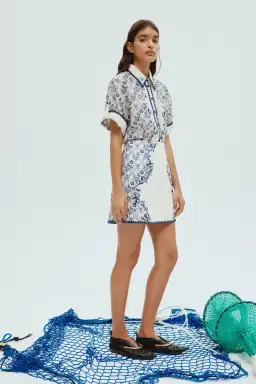 Alemais Airlie Shirt and Mini Skirt Floral Size 8  for rent on The Volte - image 5