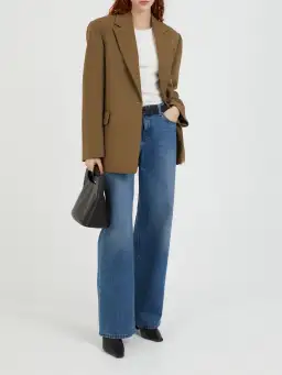 Camilla and Marc Cicely Tailored Blazer Dark Mustard Yellow Size 6 for rent on The Volte - image 1