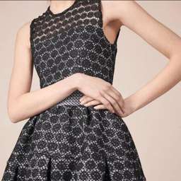 Maje Black Lace Ring Dress  for rent on The Volte - image 3