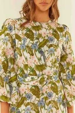 Palm Noosa Melrose Midi Dress in Jungle Print Size 8 for rent on The Volte - image 2