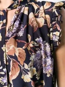 Zimmermann Sabotage Midi Dress Floral Size 1 / AU 10 for rent on The Volte - image 3