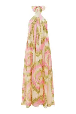 Alemais Flash Tie Neck Midi Dress in Multi Size AU 12   for rent on The Volte - image 5
