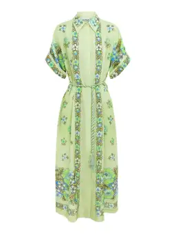 Alemais Velma Shirtdress in Print Size AU 10 for rent on The Volte - image 4