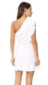 Veronica Beard Kingston Asymmetrical Ruffle Mini Dress