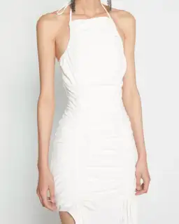 WNTRMSE Lola Midi Dress Cloud White Size XS / AU 6 for rent on The Volte - image 2