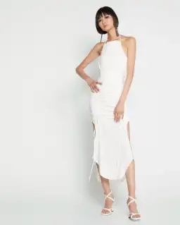 WNTRMSE Lola Midi Dress Cloud White Size XS / AU 6 for rent on The Volte - image 4