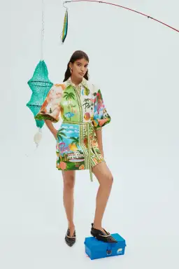 Alemais Paradiso Mini Dress Multi Size AU 12   for rent on The Volte - image 1