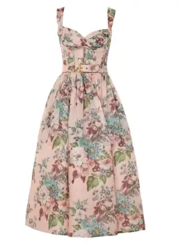 Zimmermann Matchmaker Midi Dress Floral Size 3/ AU 14 for rent on The Volte - image 5