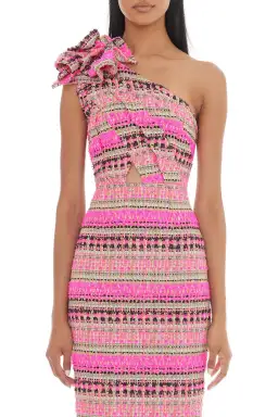 Eliya the Label Dahlia Midi Dress Pink Size XS / AU 6 for rent on The Volte - image 4