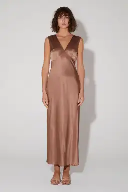 Hansen and Gretel Jessa Dress Brown Size XS/ AU 6 for rent on The Volte - image 1