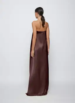 Anna Quan Delfina Dress Shaved Chocolate Size 8 for rent on The Volte - image 3