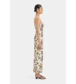 Sir the Label The Eleanora Column Midi Dress Viola Floral Print Size 1 / AU 8 for rent on The Volte - image 2