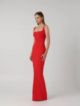 Effie Kats Natalya Gown Red Size XS / AU 6 for rent on The Volte - image 2