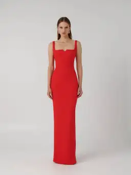 Effie Kats Natalya Gown Red Size XS / AU 6 for rent on The Volte - image 1