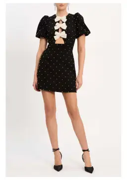 Rebecca Vallance Veronica Mini Dress Black Size 6 for rent on The Volte - image 2