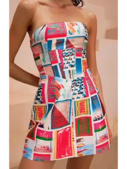 Eliya The Label Messina Dress in Print Size M / AU 10 for rent on The Volte - image 2