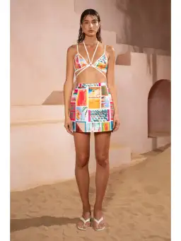 Eliya the label Taormina Shirt M / AU 10 and Monaco Skirt L / AU 12 in Print for rent on The Volte - image 3