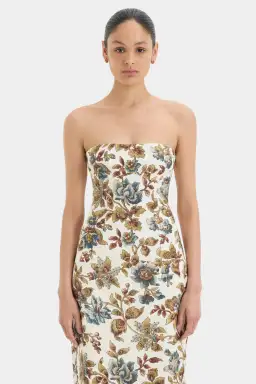 Sir the Label Eleanora Column Dress Viola Print Size 2 /Au 10 for rent on The Volte - image 2