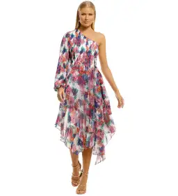 Talulah Always You Midi Dress in Floral Fantasia Print Size 6 for rent on The Volte - image 1