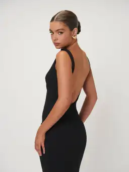 Effie Kats Verona Gown Black Size S / AU 8 for rent on The Volte - image 4