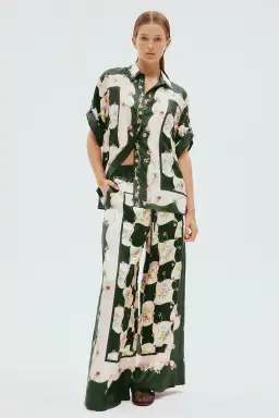 Alémais Venus Shirt & Pants Set Print Size 14 for rent on The Volte - image 1