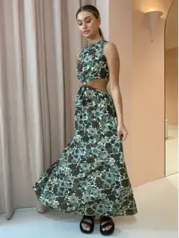 Sir The Label Constantine Cut Out Midi Dress Constantine Size 1 / AU 8 for rent on The Volte - image 3