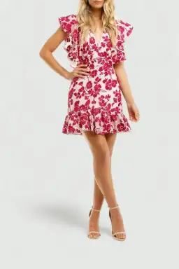 Talulah Les Saison Mini Dress Floral Size 6 for rent on The Volte - image 1