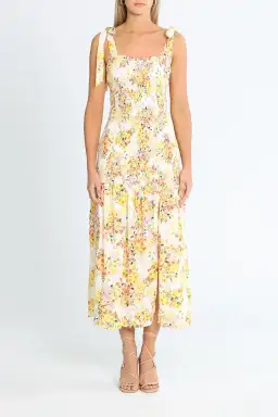 Talulah Sienna Midi Dress in Floral Size 14