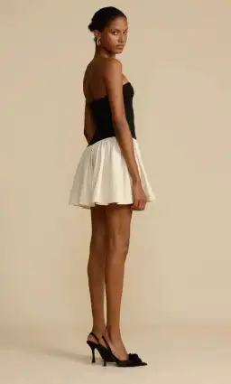 Arcina Ori Celine Mini Dress Black/White Size 6 for rent on The Volte - image 4