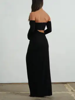 Effie Kats Hall of Fame Gown Black Size S / 8 AU for rent on The Volte - image 3
