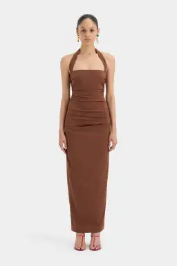 Sir the Label Nikki Gown Brown Size 8