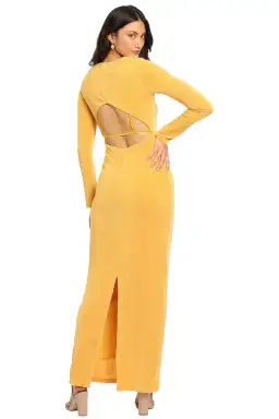 WNTRMSE Bella Dress in Sunset Size 8 for rent on The Volte - image 3