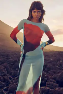 Rat & Boa Santino Dress Multi Size Size AU 12  for rent on The Volte - image 6