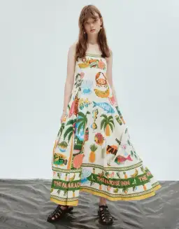 Alemais Paradiso Sundress in Multi Size AU 10 for rent on The Volte - image 3