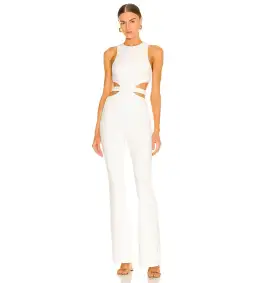 Misha Collection Thea Jumpsuit Ivory Size 10