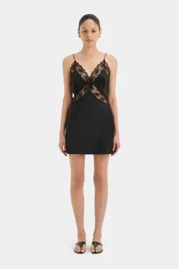 Sir The Label Aries Slip Mini Dress Black Size 2/Au 10 for rent on The Volte - image 1