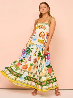 Alemais Paradiso Sundress in Multi Size 10 for rent on The Volte - image 1