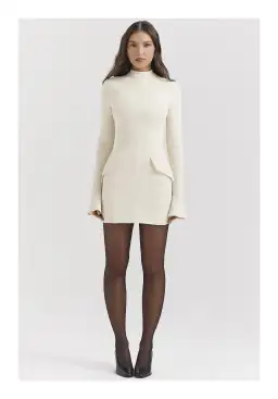 House of CB Mihalia Dress Cream Size XS/ AU 6 for rent on The Volte - image 1